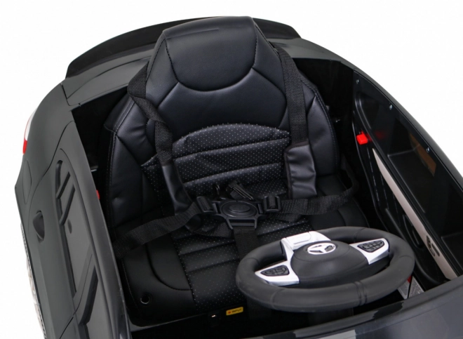 Mercedes Benz GLC63S für Kinder schwarz + Fernbedienung + 4x4 Antrieb + MP3 LED + EVA + langsamer Start