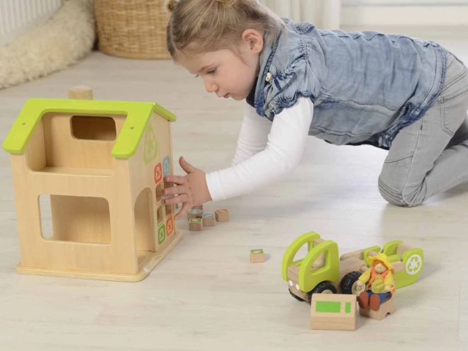 Masterkidz Holzspielset Recyclingstation