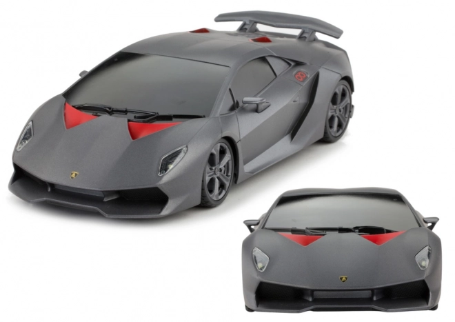 Ferngesteuertes Sportwagenmodell Lamborghini Sesto Elemento in Grau