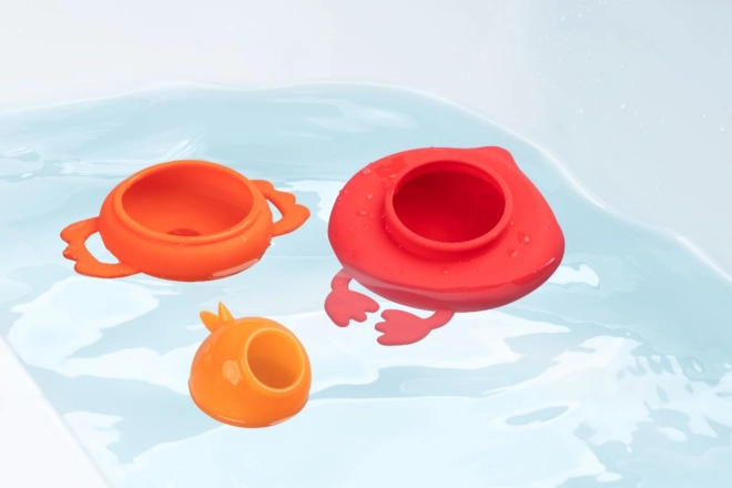 Schwimmendes Stapeln, das Spaß macht
