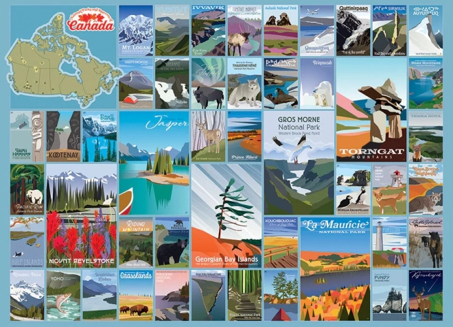 Cobble Hill Puzzle Kanadische Nationalparks 1000 Teile