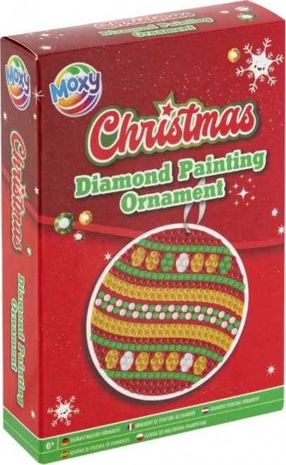 Diamantmalerei Anhänger Weihnachtskugel von GRAFIX