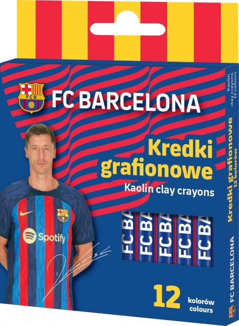 Wachsmalstifte FC BARCELONA ASTRA, 12 Stk.