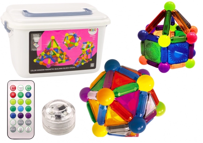 Magnetische Bausteine mit Beleuchtung