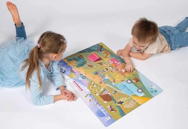 Riesenpuzzle Ausflug