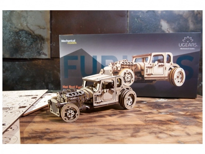 Ugears 3D Holzpuzzle Hot Rod Furious