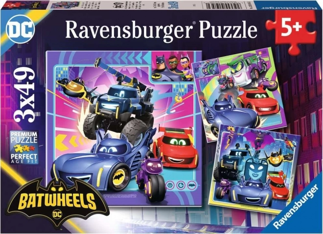 Ravensburger Puzzle BATWHEELS 3x49 Teile