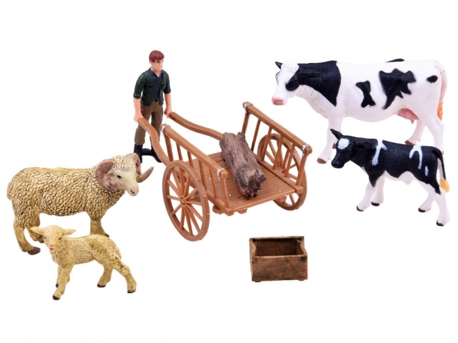 Bauernhof Tiere Figuren Set – C