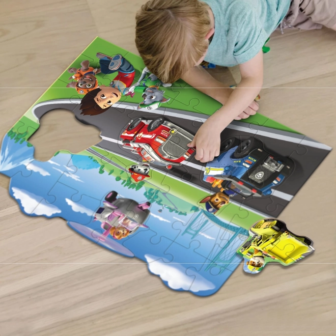 Großes Bodenpuzzle PAW PATROL 40 Teile