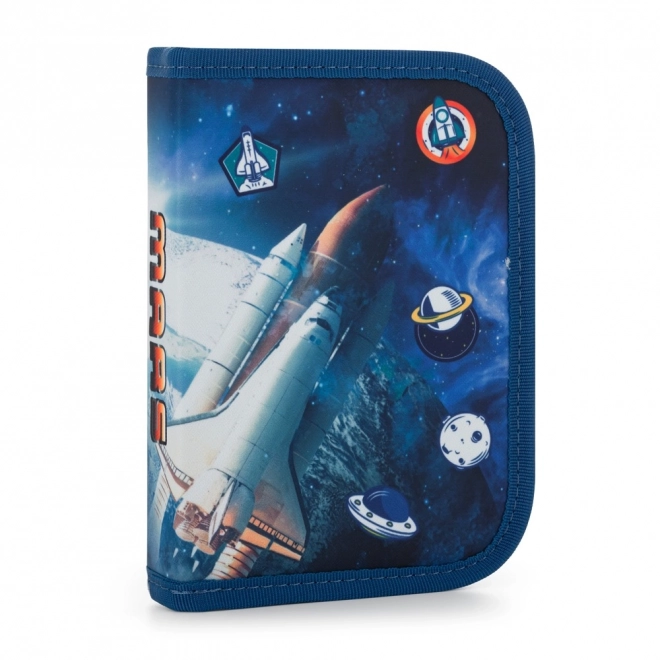 Space Schulmäppchen mit 2 Klappen