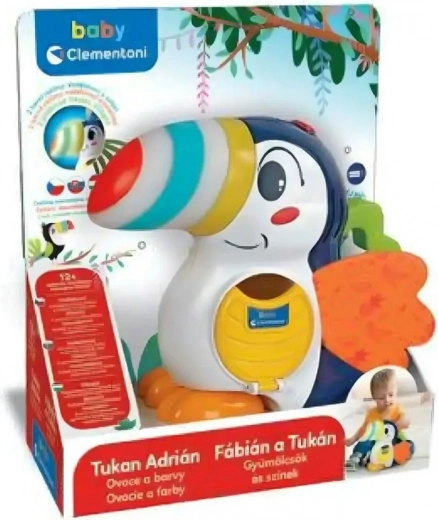 Interaktiver Tukan Adrian CLEMENTONI BABY CZ/SK/HU