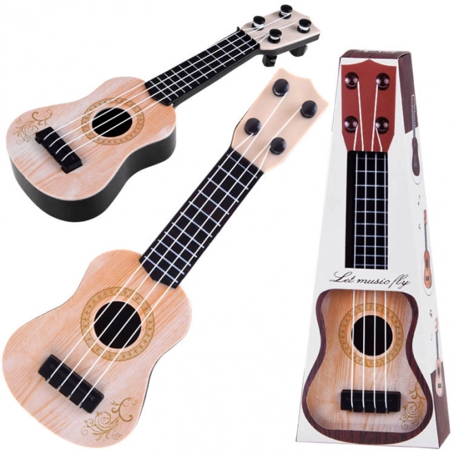 Mini-Ukulele für Kinder 25 cm – creme