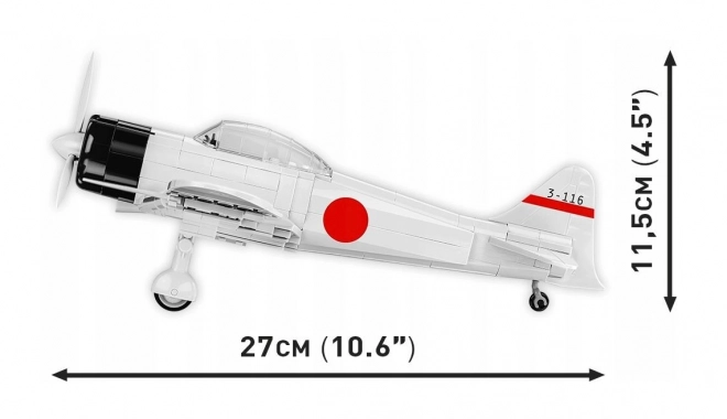 Konstruktionsspielzeug Mitsubishi Zero