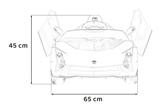 Kinderwagen Lamborghini Invencible weiß