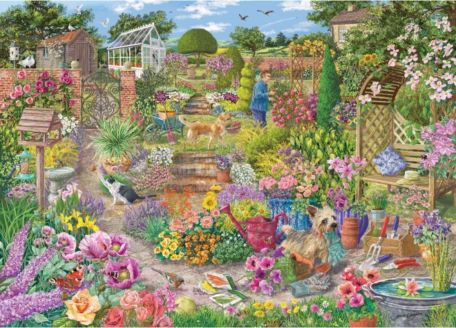 Puzzle Blühender Garten 1000 Teile