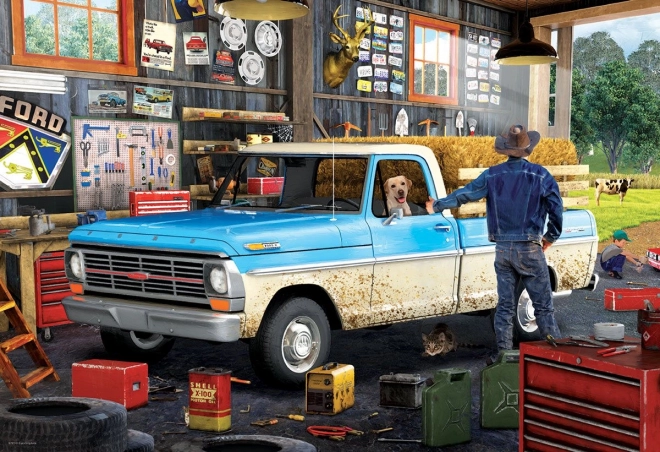Puzzle im Metalldose Pickup Truck 550 Teile