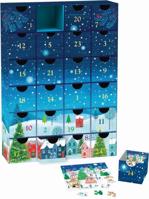 Eurographics Puzzle Adventskalender: Weihnachtsdorf