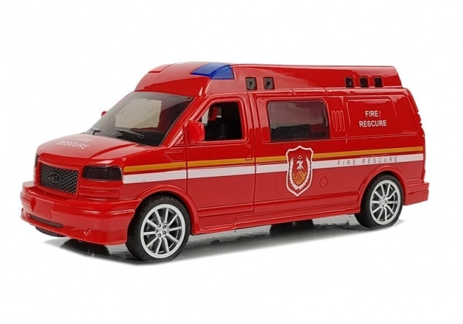 Feuerwehr-Auto mit Zugmechanismus