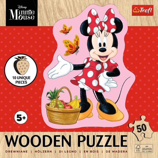 Holzpuzzle Glückliche Minnie