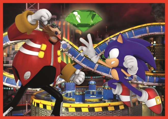 Puzzle 4er-Set Abenteuer von Sonic