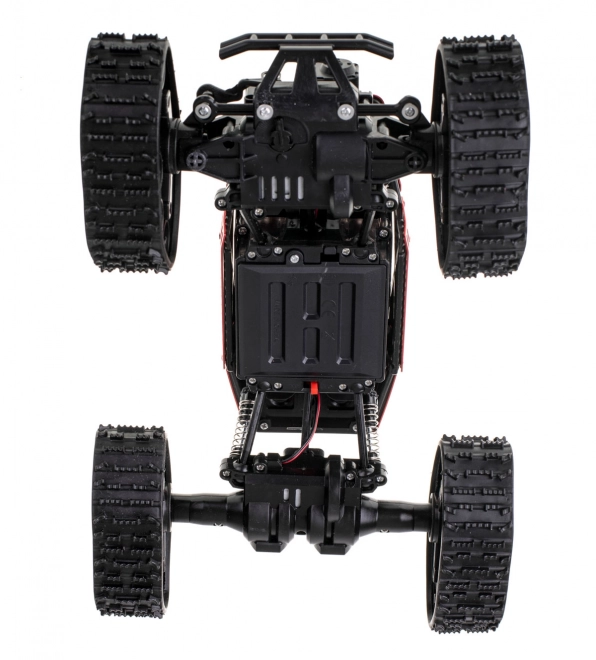 Zuverlässiges RC-Geländewagen 4x4 in Schwarz – Rot