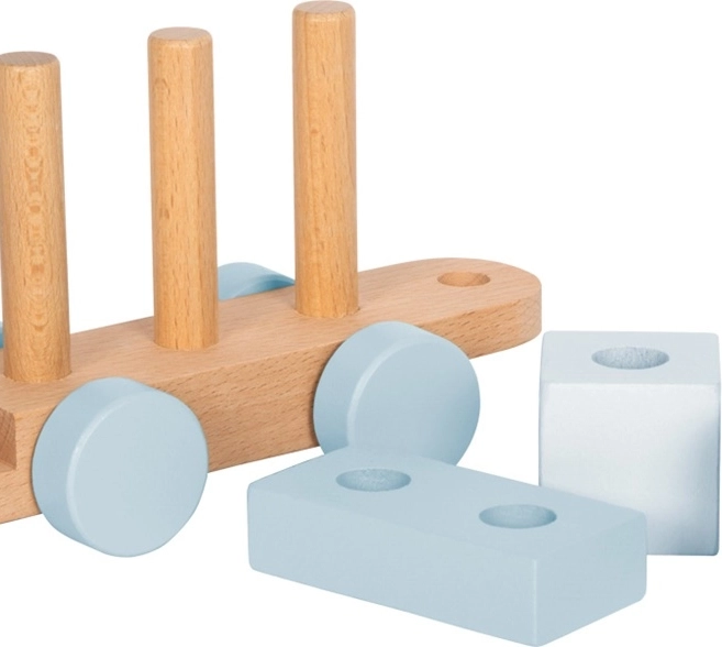 Small Foot Holzspielzeug Zug blau