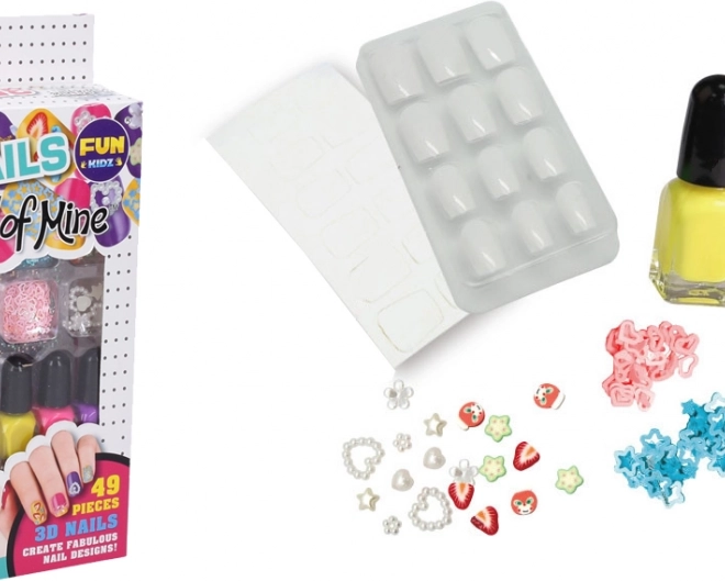 3D-Nagelset für Kinder