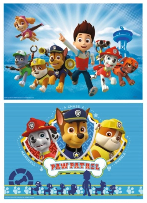 Ravensburger Paw Patrol Kinderpuzzle 2x12 Teile