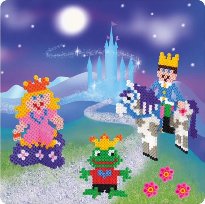 Bügelperlen 3D Märchen mit Prinzessin
