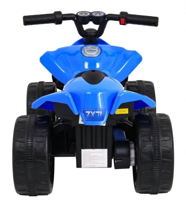 Quad Little Monster Elektrofahrzeug für Kinder Schwarz – blau