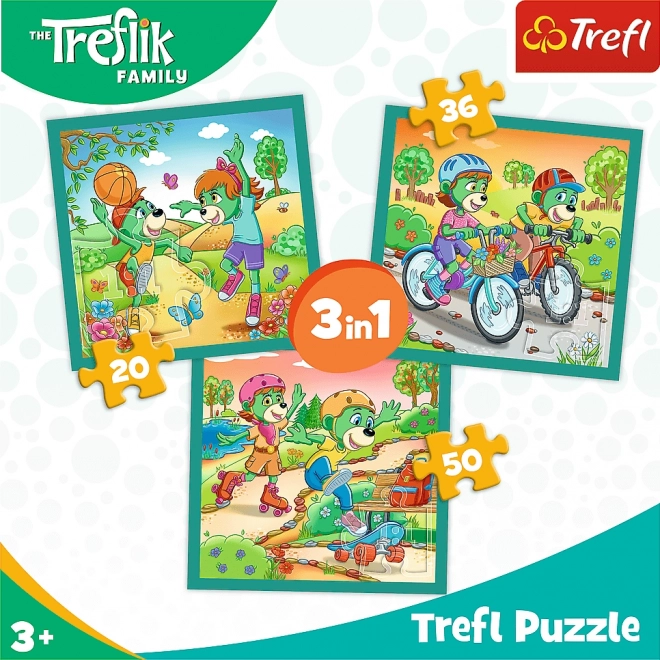 Treflíci Puzzle: Entdecke die Treflíci 3-in-1 Set