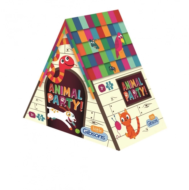 Puzzle Tier-Party 24 Teile