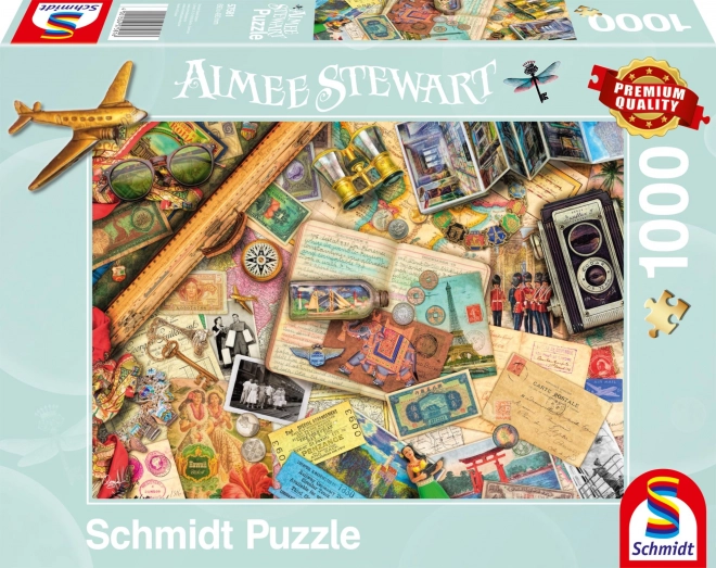 Schmidt Puzzle Erinnerungen an Reisen 1000 Teile