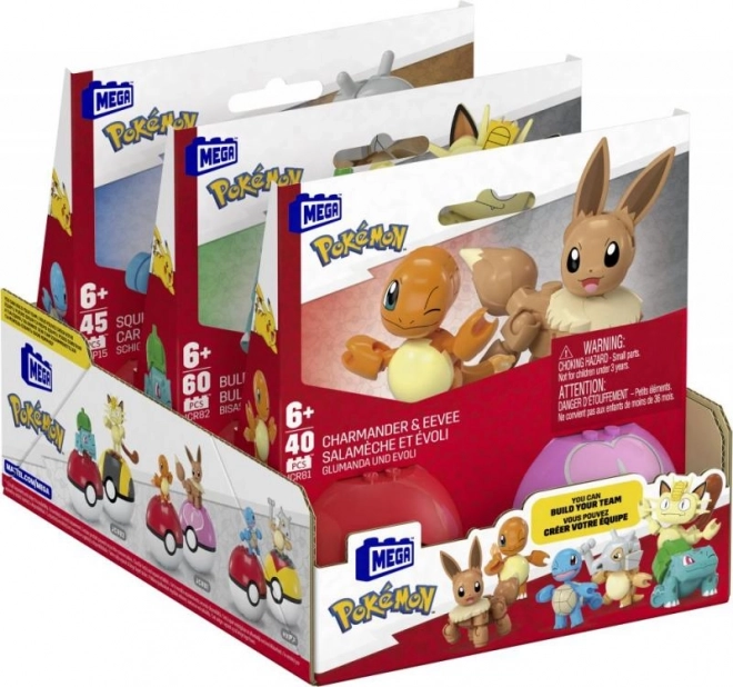 Mega Pokémon Pokéball Doppelpack Charmander und Evoli