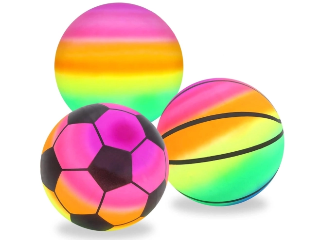 Bunte aufblasbare Regenbogen-Gummiball für Kinder