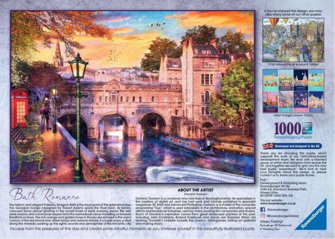 Ravensburger Puzzle Romantik Im Spa 1000 Teile