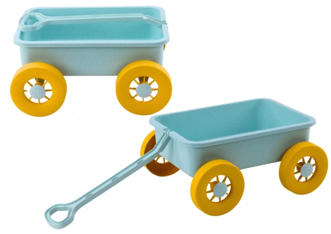 Spielzeugwagen für Sand in Pastell Türkis