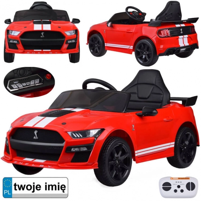 Batteriebetriebenes Auto Ford Mustang Shelby für Kinder – Rot