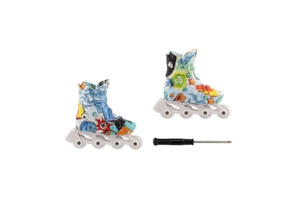 Finger-Skateboard Set mit Schraubendreher, 6 cm, verschiedene Farben