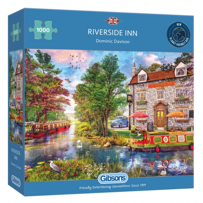 Gibsons Puzzle Hotel Riverside Inn 1000 Teile