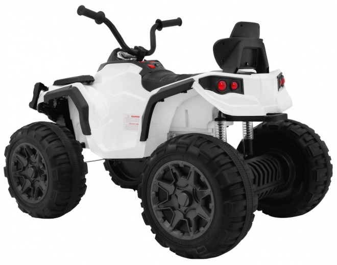 Quad ATV 2,4 GHz auf Batterie für Kinder Weiß + Fernbedienung + EVA Räder + MP3 Radio + Kostenloses Starten