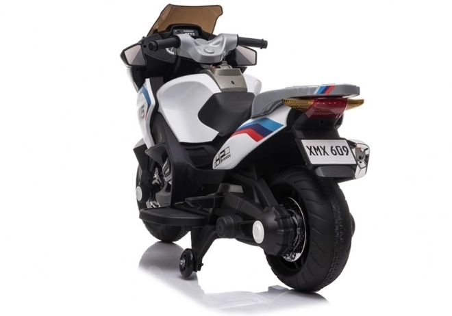 Kinderakku-Motorrad XMX609 weiß