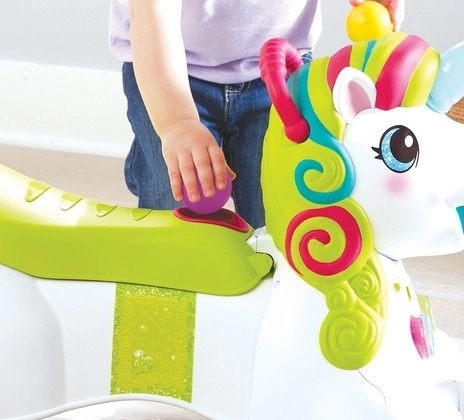 3-in-1 Schiebe- und Fahrspielzeug Einhorn