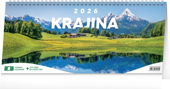Tischkalender Landschaft 2026