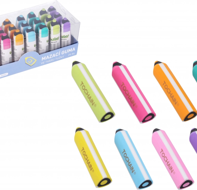 Radiergummi in Form eines Bleistifts