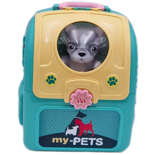 Woopie tragbares Hundepflegeset im Rucksack 2-in-1