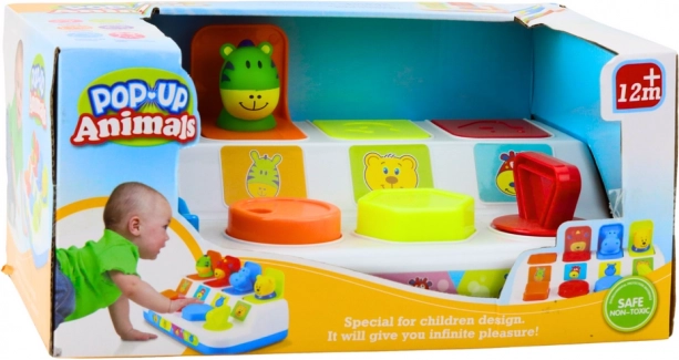 Interaktives Spiel für Kinder Pop Up Tiere