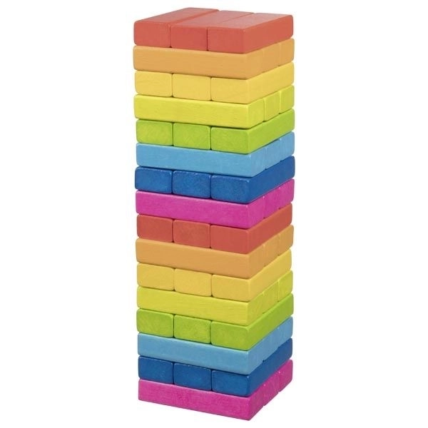 Goki Balancespiel Holz Turm Regenbogen Jenga