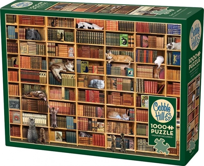 Cobble Hill Puzzle Katzenbibliothek 1000 Teile