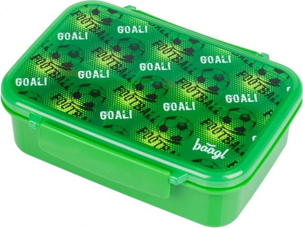 Baagl Brotbox Fußball mit Fächern